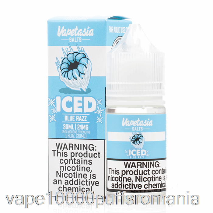 Vape Romania Iced Blue Razz - Saruri Vapetasia - 30ml 24mg